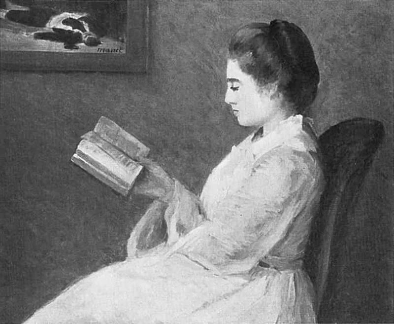  177-Édouard Manet, La lettura, 1865 